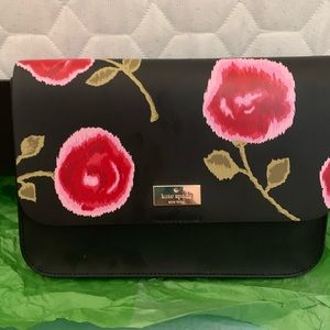 🌺Rare♠️Putnam Drove Hazey Rose Black Crossbody